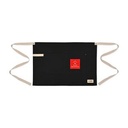 La Cuisine Recycled Cotton Bistro Apron - AWARE™ - Black