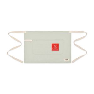 [102211-050] La Cuisine Recycled Cotton Bistro Apron - AWARE™ - Light Grey