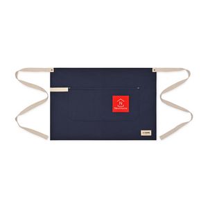 [102211-410] La Cuisine Recycled Cotton Bistro Apron - AWARE™ - Navy
