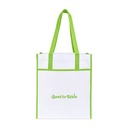 Harlow Laminated Recycled Non-Woven Shopper - Lime Green