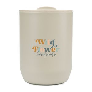 Aviana™ Rowan Recycled Stainless Steel Wine Tumbler - 15 Oz. - Taupe