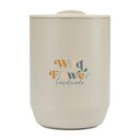 Aviana™ Rowan Recycled Stainless Steel Wine Tumbler - 15 Oz. - Taupe