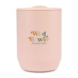 Aviana™ Rowan Recycled Stainless Steel Wine Tumbler - 15 Oz. - Light Peach