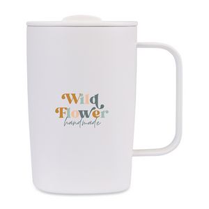 Aviana™ Rowan Recycled Stainless Steel Mug - 15 Oz. - Marshmallow