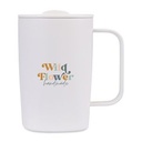 Aviana™ Rowan Recycled Stainless Steel Mug - 15 Oz. - Marshmallow