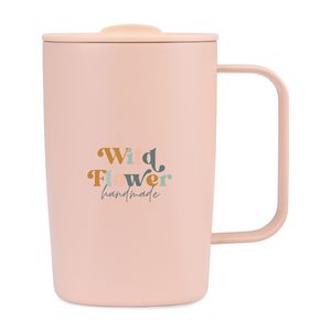 [102229-694] Aviana™ Rowan Recycled Stainless Steel Mug - 15 Oz. - Light Peach