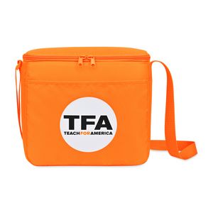 [102248-828] Arlo Recycled rPET 9 Can Box Cooler - Orange