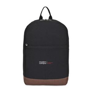 [102266-001] Ivy Recycled Cotton Laptop Backpack - AWARE™ - Black
