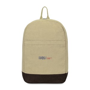 [102266-252] Ivy Recycled Cotton Laptop Backpack - AWARE™ - Beige