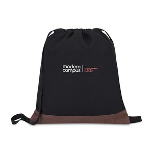 [102267-001] Ivy Recycled Cotton Cinchpack - AWARE™ - Black