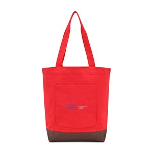 [102268-622] Ivy Recycled Cotton Tote - AWARE™ - Crimson