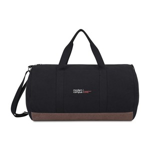 Ivy Recycled Cotton Barrel Duffel - AWARE™ - Black