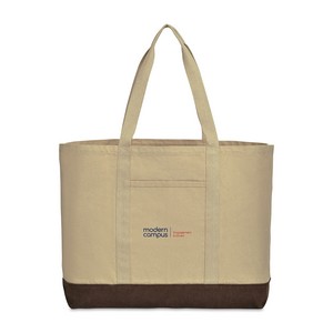 [102270-252] Ivy Recycled Cotton Carry-All Tote - AWARE™ - Beige