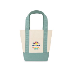 [102307-G05] Mini Canvas Tote - Pastel Green
