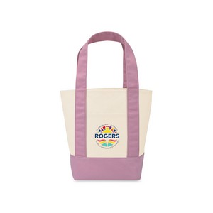 [102307-J04] Mini Canvas Tote - Pastel Pink