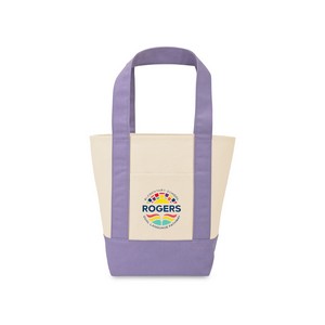 Mini Canvas Tote - Pastel Purple