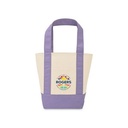 Mini Canvas Tote - Pastel Purple