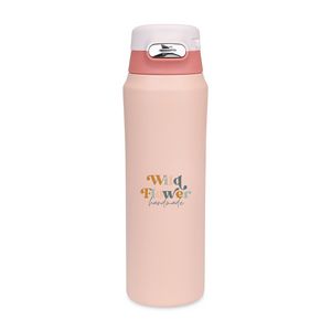 [102403-694] Aviana™ Rowan Recycled Sip Lid Bottle - 16 Oz. - Light Peach