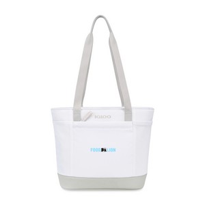 [102473-275] Igloo® Day Chiller Recycled Poly 9 Can Tote Soft Cooler - Cloud White