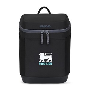 Igloo® Day Chiller Recycled Poly Backpack 12 Can Soft Cooler - Black