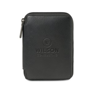 [102478-001] Samsonite Leather Passport Wallet - Black