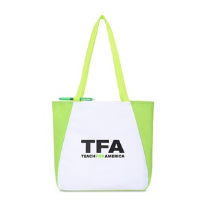 [102482-387] Arlo Recycled rPET Tote - Lime Green