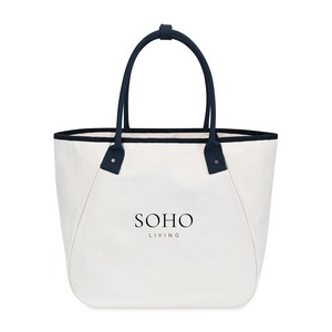 [102485-410] Market Street Tapered Carryall Tote - Navy