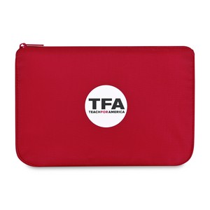 [102492-610] Arlo Recycled rPET Zippered Pouch - Red