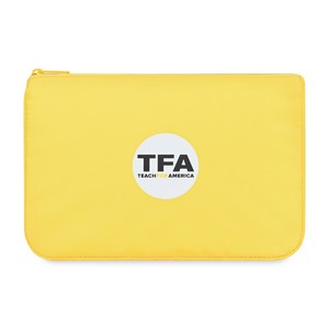 Arlo Recycled rPET Zippered Pouch - Yellow