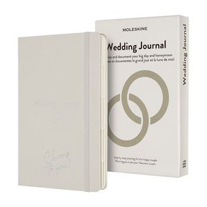 [102525-054] Moleskine® Passion Journal - Wedding - Pearl Grey