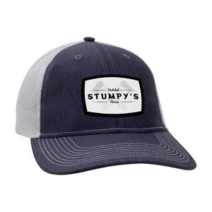 Ahead Brant Cap - Navy Linen-White