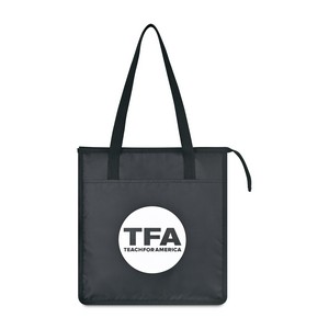 [102542-001] Arlo Recycled rPET Insulated Grocery Shopper - Black