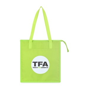 [102542-387] Arlo Recycled rPET Insulated Grocery Shopper - Lime Green