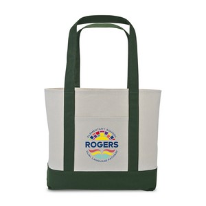 [102546-390] Large Canvas Tote - Green