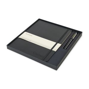 [102556-001] Moleskine® X-Large Notebook and Kaweco Pen Gift Set - Black