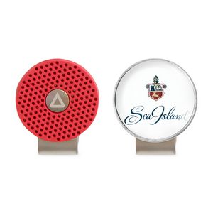 [102569-805] Ahead Switchfix Hat Clip - Red-Matte Nickel