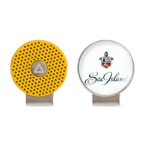 [102569-807] Ahead Switchfix Hat Clip - Yellow-Matte Nickel