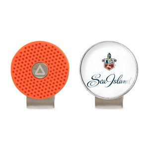 [102569-808] Ahead Switchfix Hat Clip - Orange-Matte Nickel
