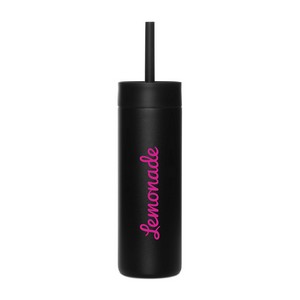 [102600-009] MiiR® Sipper Straw Bottle - 16 Oz. - Black Powder