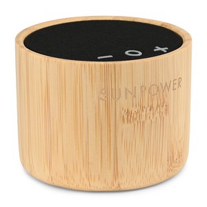 [102609-231] Reed Circle Bamboo Wireless Speaker - Bamboo