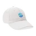 Impact 6 Panel 280gr Recycled Cotton Cap - AWARE™ - White