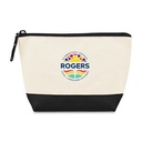Canvas Zippered Pouch - Black