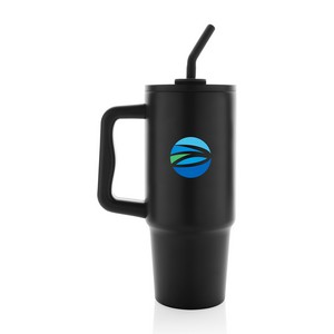 [102650-001] Embrace Deluxe Recycled Stainless Steel Tumbler 900ml - Black