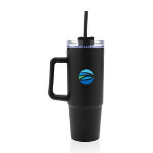 [102651-001] Tana Plastic Tumbler with Handle 900ML - Black