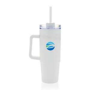[102651-100] Tana Plastic Tumbler with Handle 900ML - White