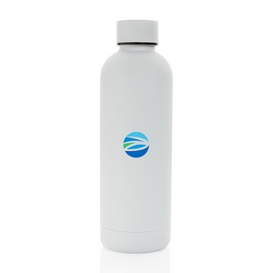 [102654-100] Impact Recycled Stainless Steel Vacuum Bottle - White