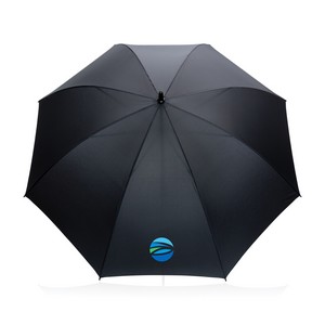 [102659-001] 30" Impact AWARE™ RPET 190T Storm Proof Umbrella - Black