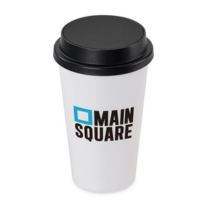 [102667-876] iLive™ Cup + Wireless Bluetooth Speaker - White-Black