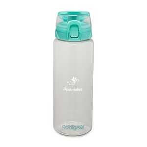 Cool Gear® Cylinder Bottle with Halo Lid - 32 Oz. - Green Tea