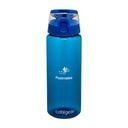 Cool Gear® Cylinder Bottle with Halo Lid - 32 Oz. - Blueberry